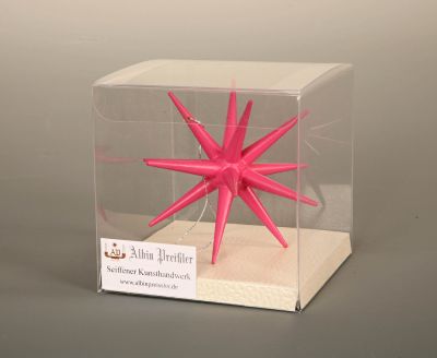 Christbaumschmuck - Weihnachtsstern, gro-pink