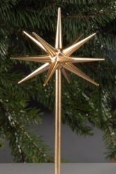 Weihnachtsstern fr Adventsleuchter - gross-bronziert